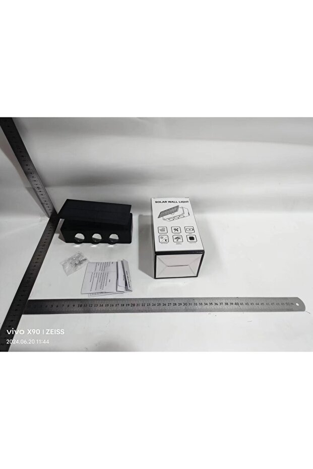 Flippy Bidirectional Solar LED Lamp, 6 LEDs, Adjustable Panel, 16x6.5 cm, Multicolor - 7