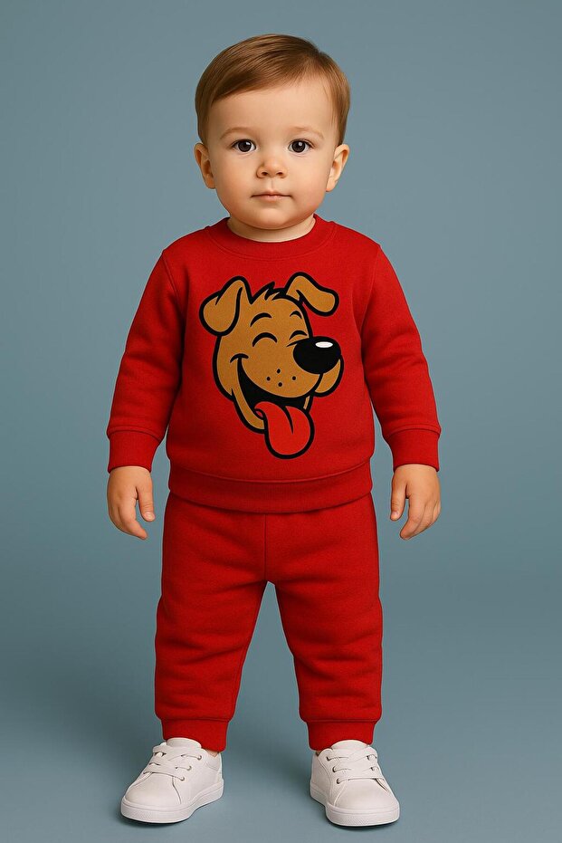Dog Printed Children's Sweatshirt 3- 4- 5- 6- 7 -8- 9- 10- 11 -12 Years Old