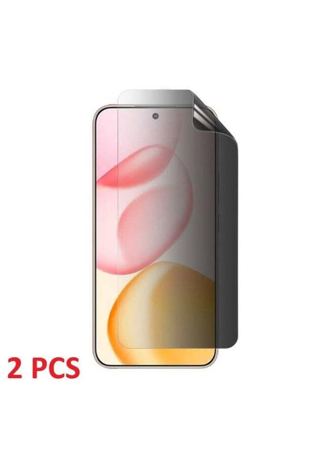 عبوة من قطعتين من واقيات الشاشة الهيدروجيل غير اللامعة للخصوصية متوافقة مع هاتف Redmi Note 15 Pro Plus - 1