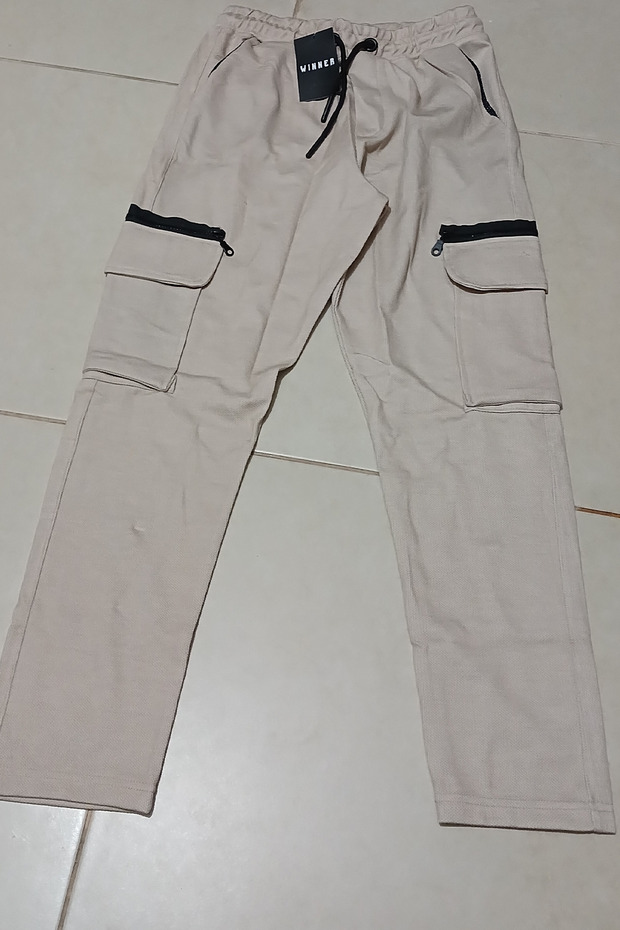بنطلون قماش كومباك بخيطين - 5