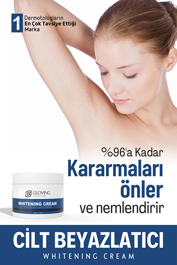 Glowingskıncare Koltuk Altı-diz-dirsek Ve Bikini Bölgesi Cilt Beyazlatıcı Krem 100 ml Skin Whitening Cream