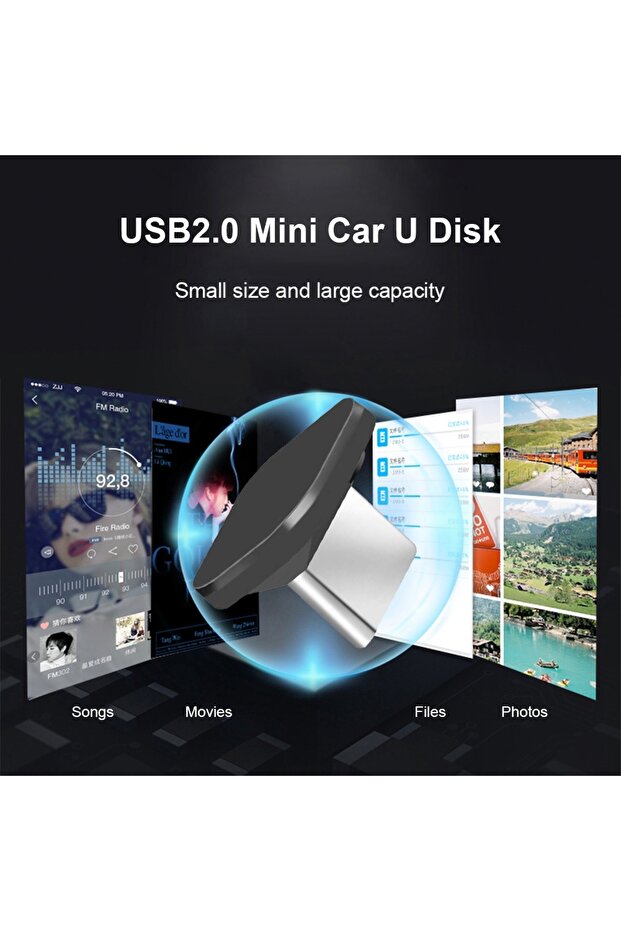 Type-C Mini Metal U Disk, Kapasite: 64 - 2