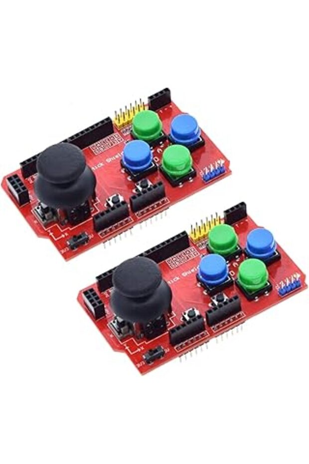 2pcs Gamepad Joystick Shield for Arduino Expansion Board Analog Keyboard and Mouse Function - 1