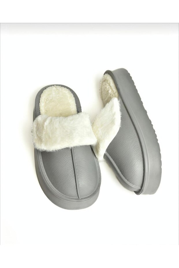 Women's Furry Inside and Eva Outside Winter House Slippers