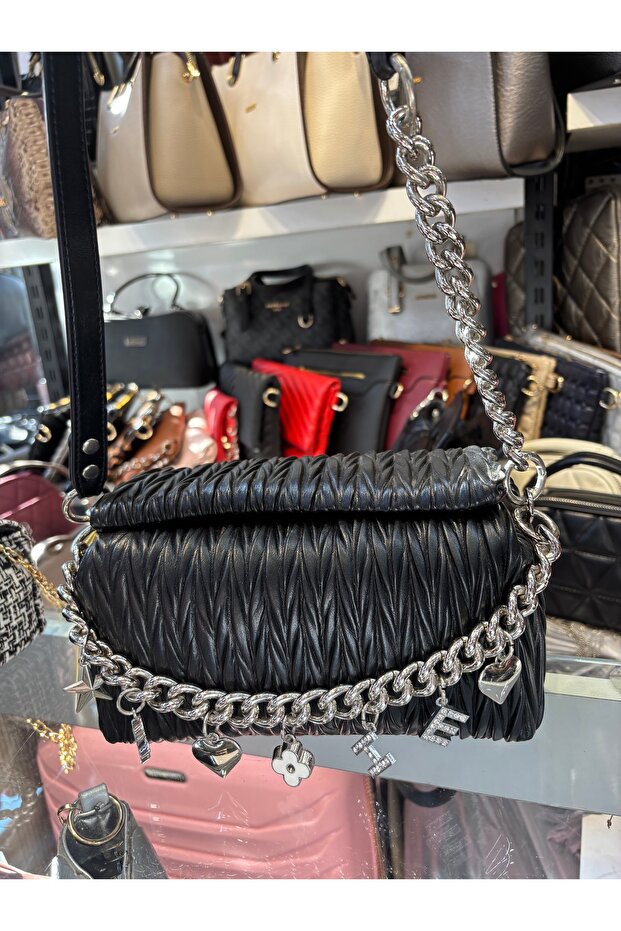 siyah çapraz çanta - 1