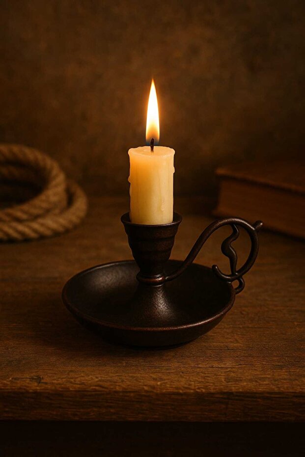 Şamdan Mumluk 2'Lİ (METAL) - 1