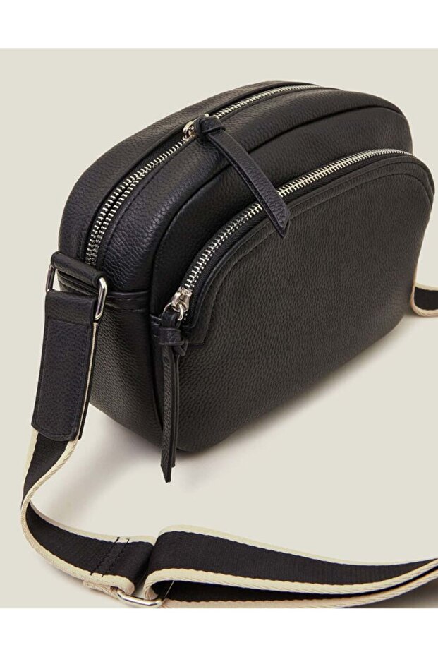 WEBBING STRAP CROSS BODY Black - 3