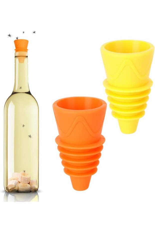 Flying Insect and Fly Trap,Reusable Indoor and Outdoor Gnat and Moth Catcher,6 Pack