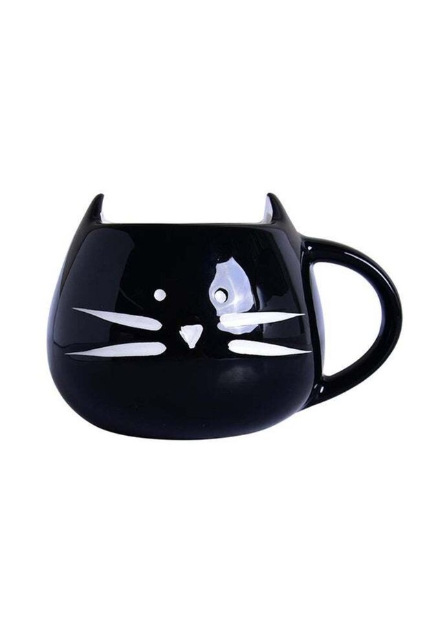 Animated Milk Cup Black