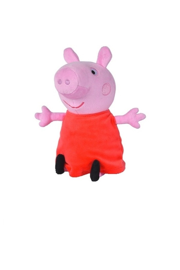 Jucărie de pluș Peppa Pig - Peppa, 20 cm, multicoloră