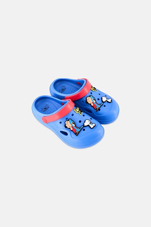 Kids Boy Slingback Clogs, Blue - 3