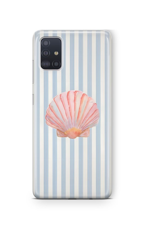 Samsung Galaxy A51 Compatible Shell Patterned Transparent Phone Case