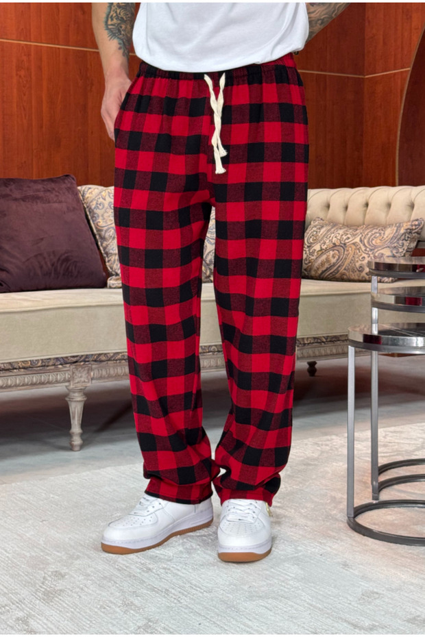 Ekose Pijama Altı - 2