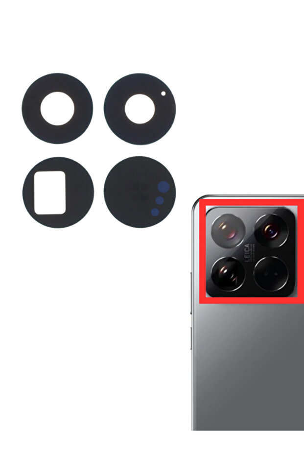 Xiaomi 15 Pro Compatible Camera Lens Glass 24101Pnb7C, 2410Dpn6Cc