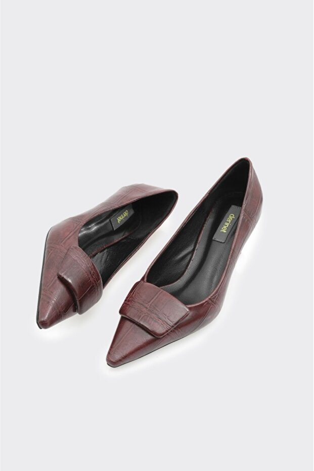 Kısa Topuklu Kadın Stiletto - 4