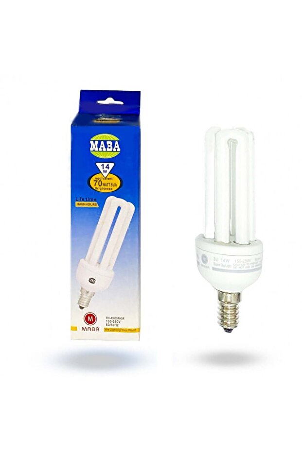 energy saving lamp E14 14W 220V عدد 5حبة