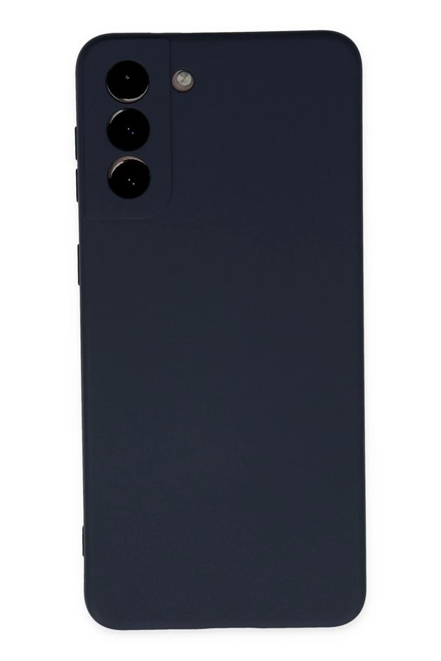 Mtxdpn Samsung Galaxy S21 Plus Case Nano Inside Velvet Silicone (113254) - Navy Blue