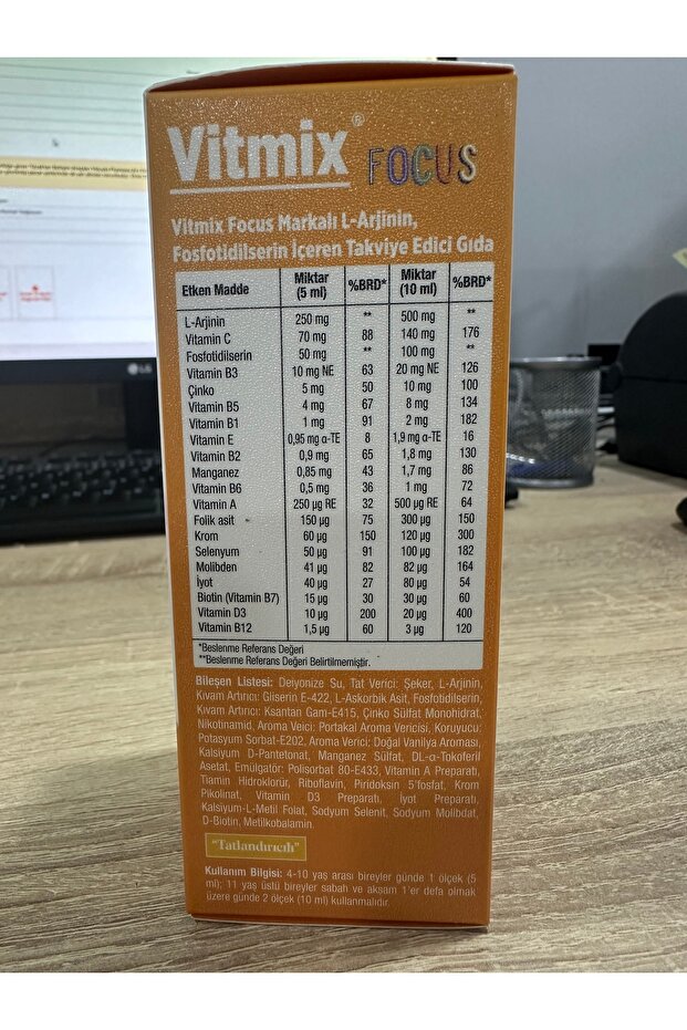 VİTMİX FOCUS 150ml - 3