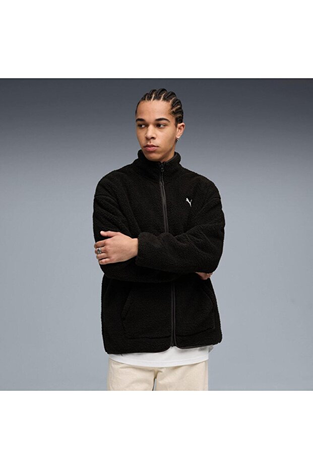 Jacket Ess Elevated Relaxed Winterized Full-zip, Black, Men - 4