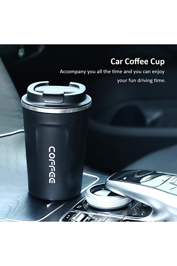 Leakproof Insulated Thermal Coffee Cup - Vacuum Insulated Travel Mug