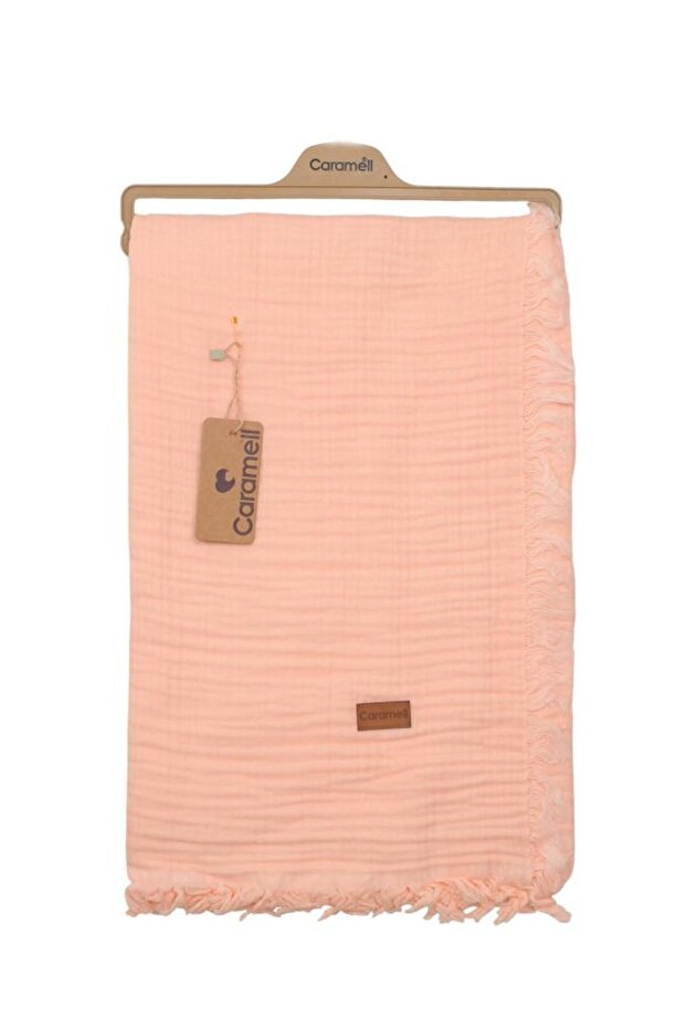 Muslin Blanket (Muslin Blanket) 120X120 Salmon Pink Crml.Spmb.1308