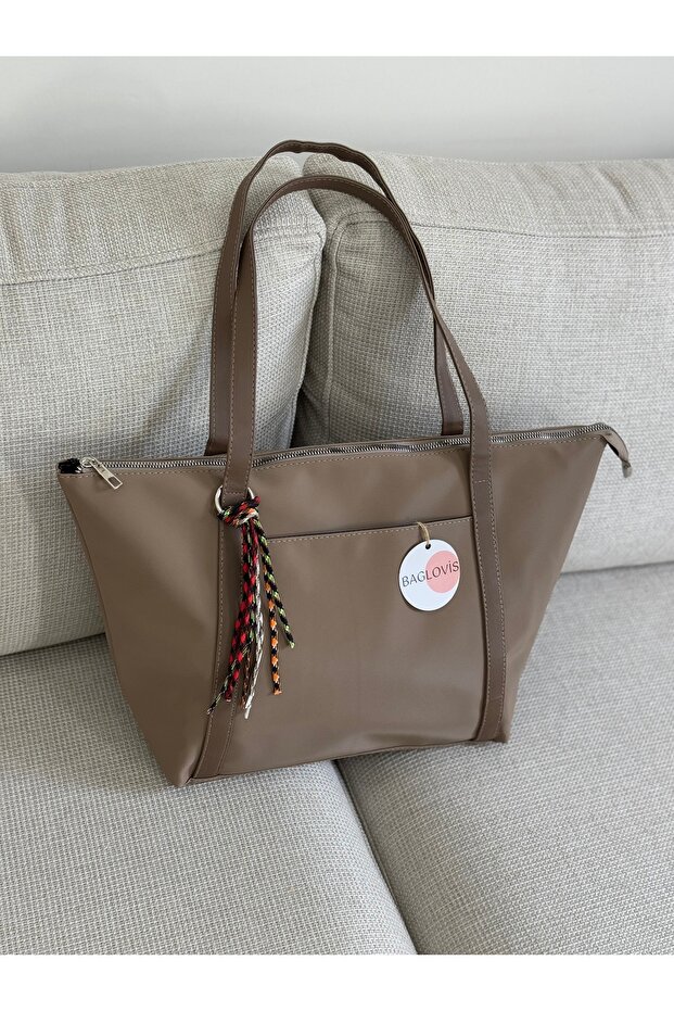 Charm Askili Large Dark Vison Women's Shoulder Bag En45 Boy30