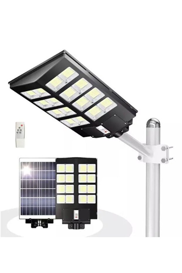 Solar Street Lamp, HYT, 1000W, IP66, 12-14 Hours Autonomy, Motion Sensor, Remote Control Included - 1