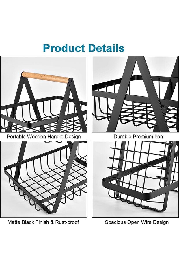 2-Tier Fruit Basket - 5