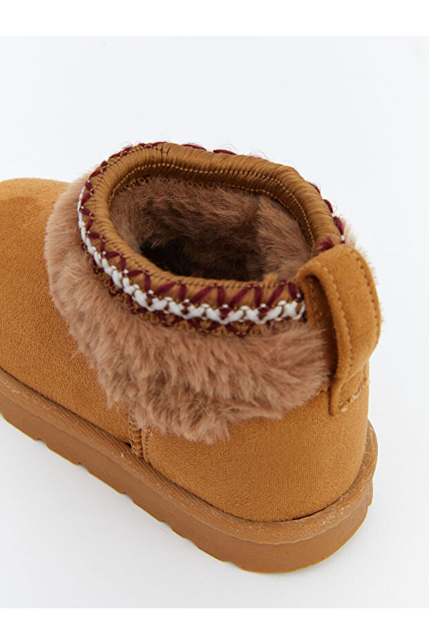 İçi Kürklü Kız Bebek Bot - 6