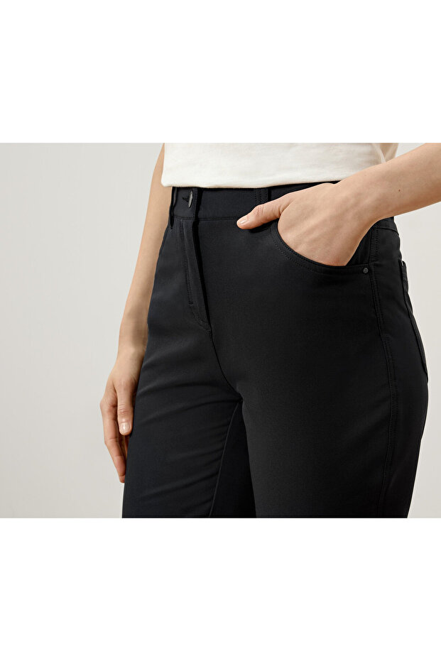 Kadın Termal Pantolon, Siyah - 5