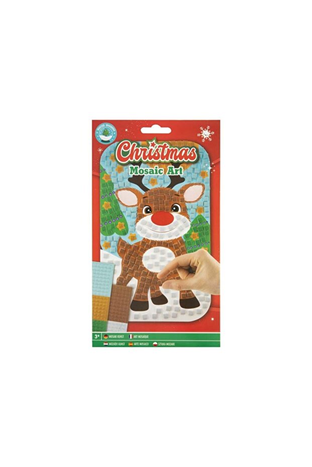 Set creativ, Mozaic cu tematica Craciun, A5, ren - 1