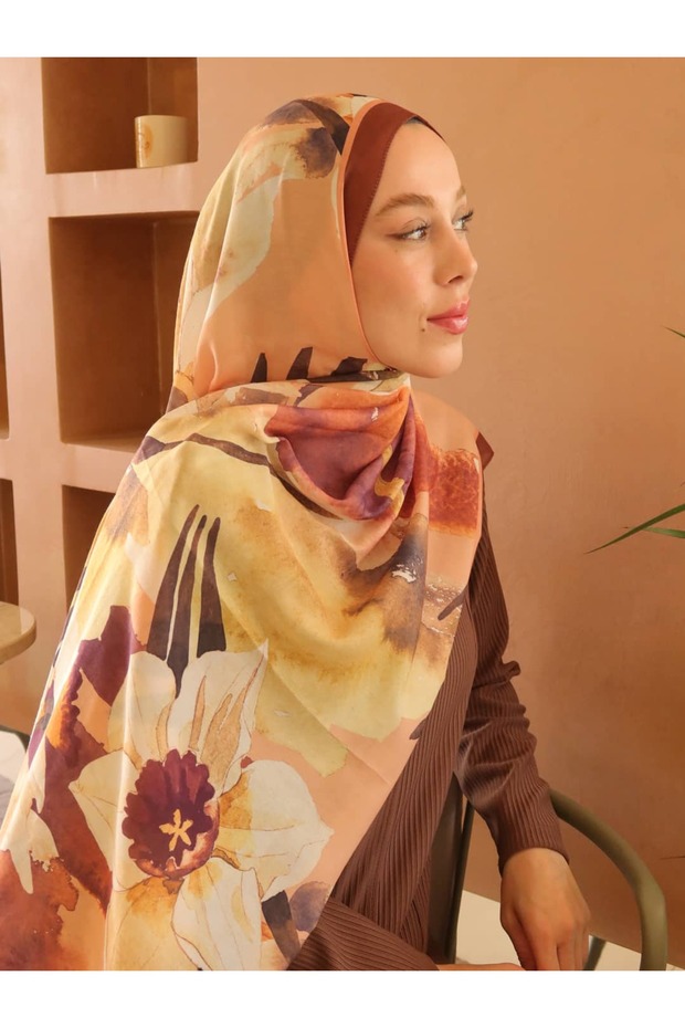 Serella Desen Bambu Şal - 1