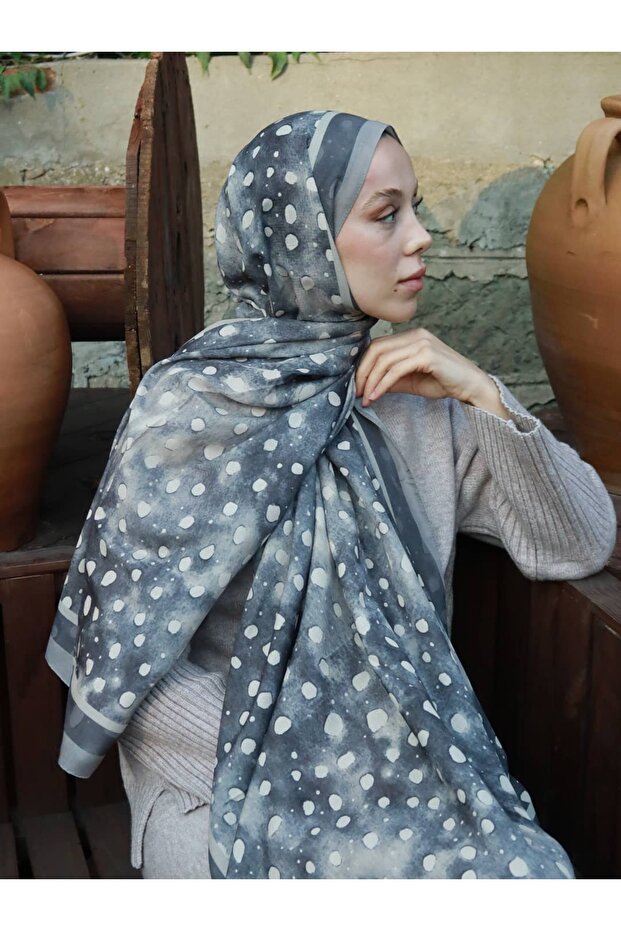 شال لينا بنمط الغزال - 3