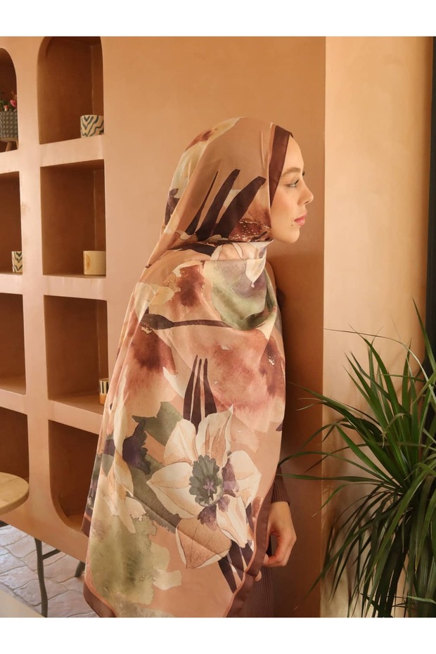 Serella Desen Bambu Şal - 1