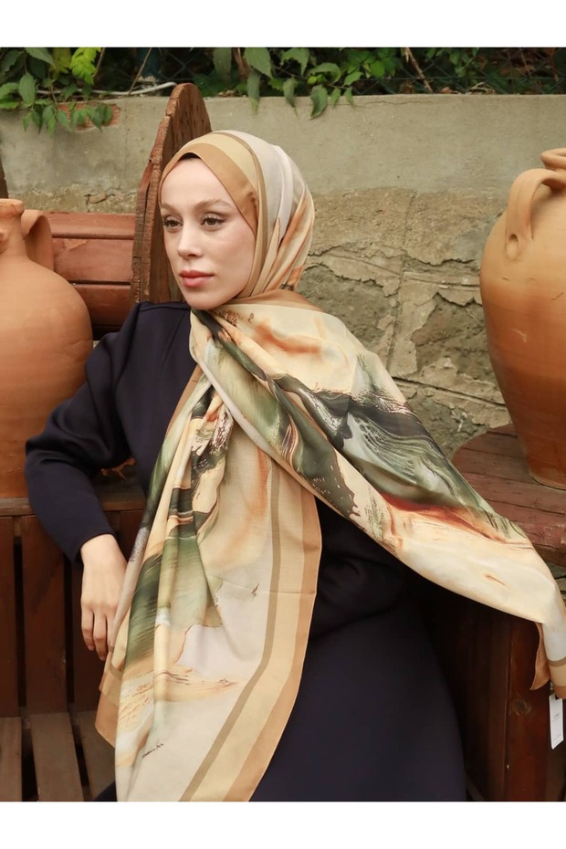 شال لينا بنمط بانش - 1