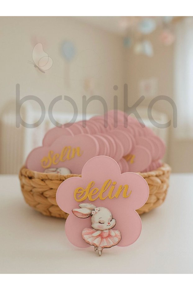 Baby Newborn Gift Plexiglass Magnet (10 Pieces in Transparent Bags)