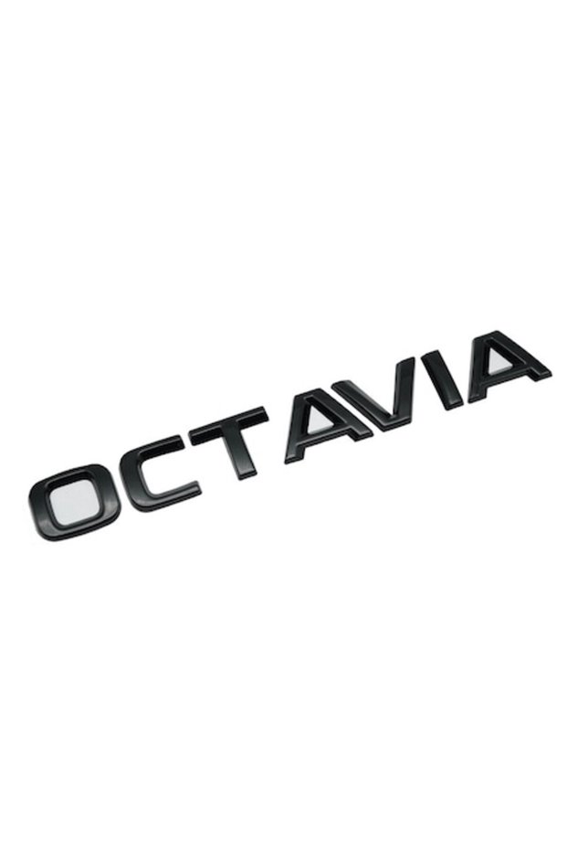 Emblemă Octavia, neagră