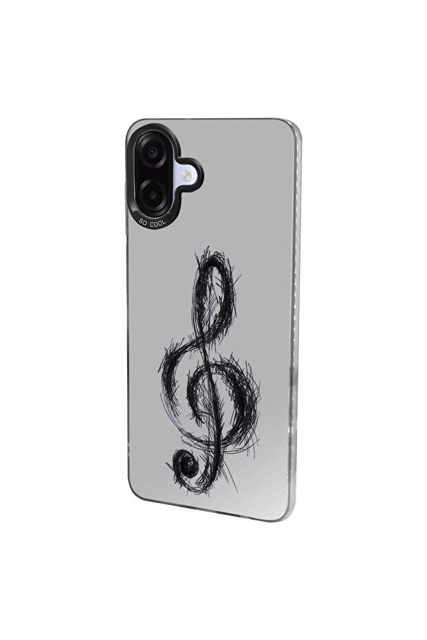 Metallic Appearance Matte Silicone Case with Left Switch Design Compatible with Samsung Galaxy A07 - 2