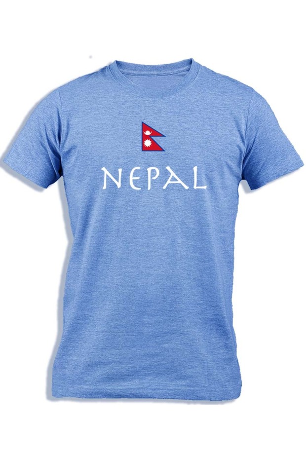 NEPAL WITH FLAG FOR KIDS