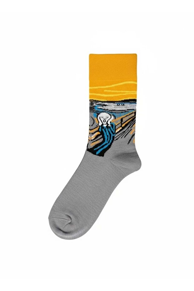 Screaming Patterned Socks (Suitable for Size 36-44) - 2