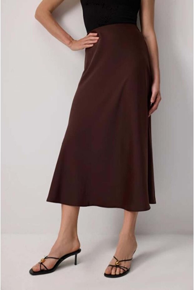 Basic Saten Etek Acı Kahve - 5