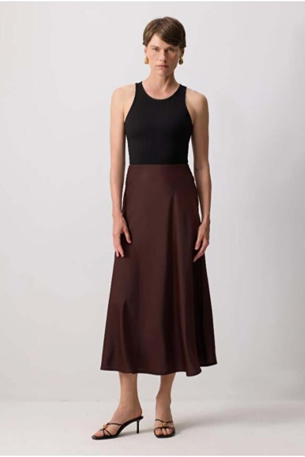 Basic Saten Etek Acı Kahve - 4