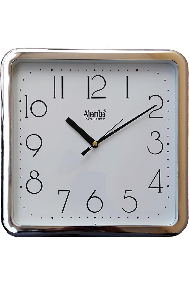 ساعة بلاستيكية تجريدية بسيطة (أبيض، 677 DX) - 1