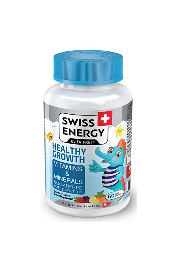 Vitamins & Minerals for Healthy Growth Sugar-Free 60 Chewable Tablets
