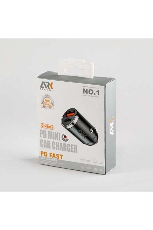 ARK TECHNO CF48001 Car Charger 48W, 1 Type-C & 1 USB-A