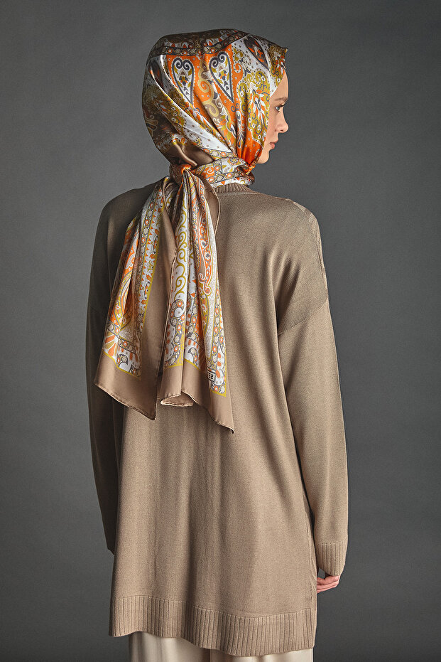 Zebra Desenli Triko Tunik - 4