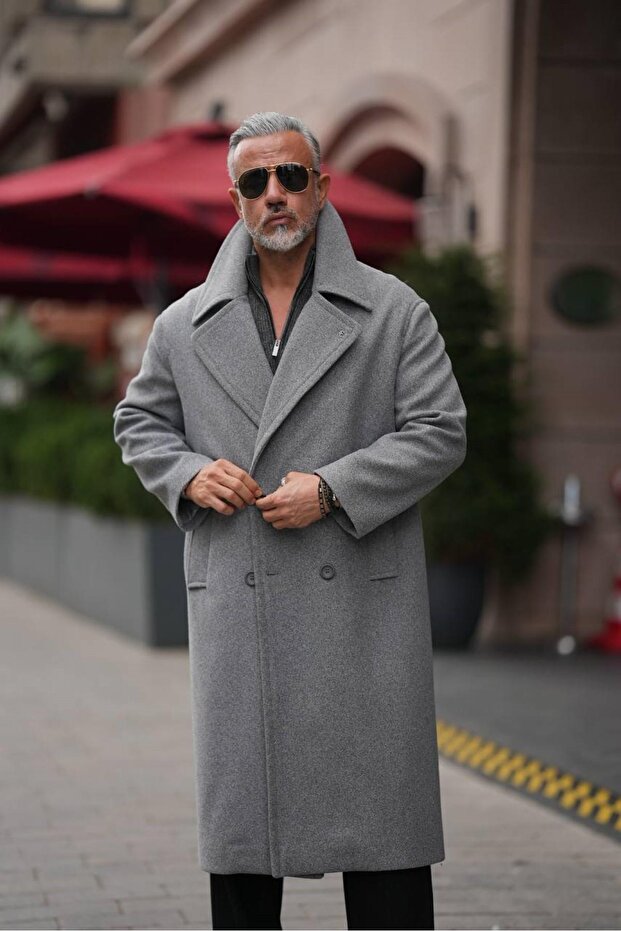 UZUN KRUVAZE OVERSIZE KABAN - 2