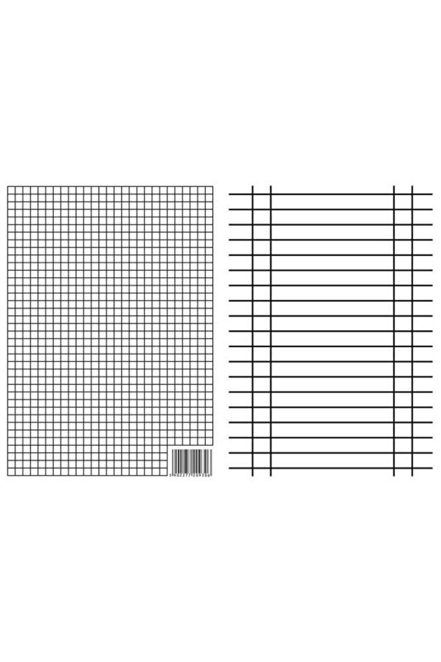 Double-sided ruler A5 grid/line Interdruk - 1
