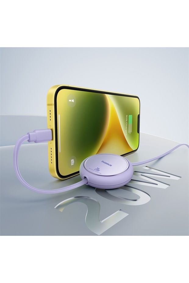 Free2Pull – Type-C 100W PD 2.0 Hızlı Şarj Kablosu 2 m – Mor - 7