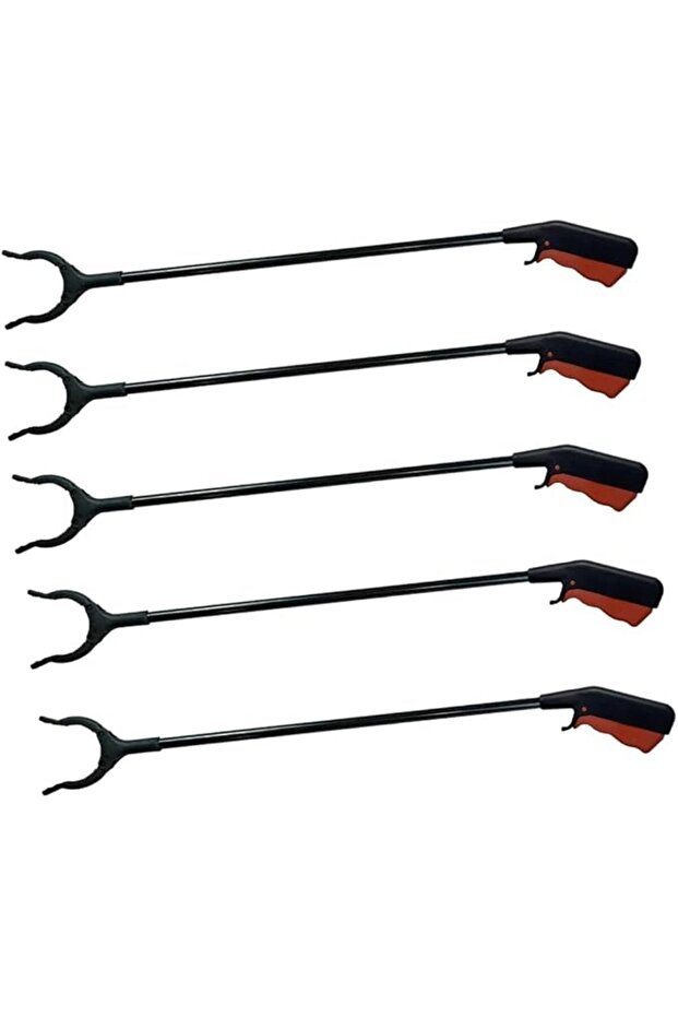 Multi Purpose Waste Picker Easy Reaching Trash Garbage Pick Up Grabber Reacher Tool Black (5)